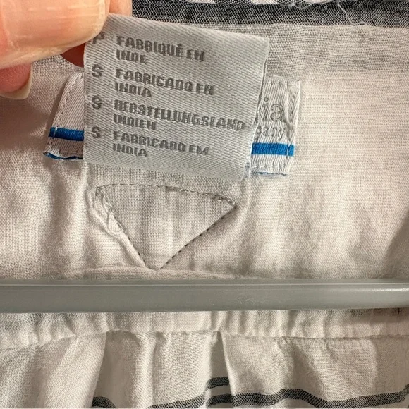 Columbia Striped Button Down Summer Casual Coastal Shirt Size S - Picture 4 of 7